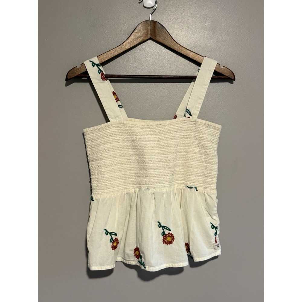 Toad & Co Willet Smock Embroidery Y2K Ruffle Babydoll Festival Cottage Prairie S